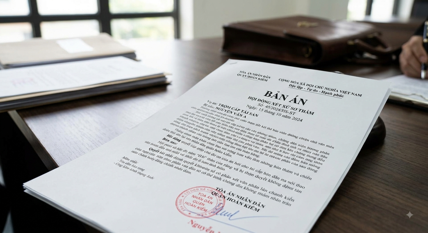 BẢN ÁN KHIẾU KIỆN VỀ HÀNH VI HÀNH CHÍNH/TH-LSSG